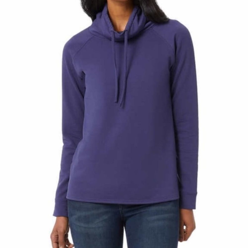 Washed Once 32 Degrees Funnel Neck Fleece Lined Hoodie Size Large